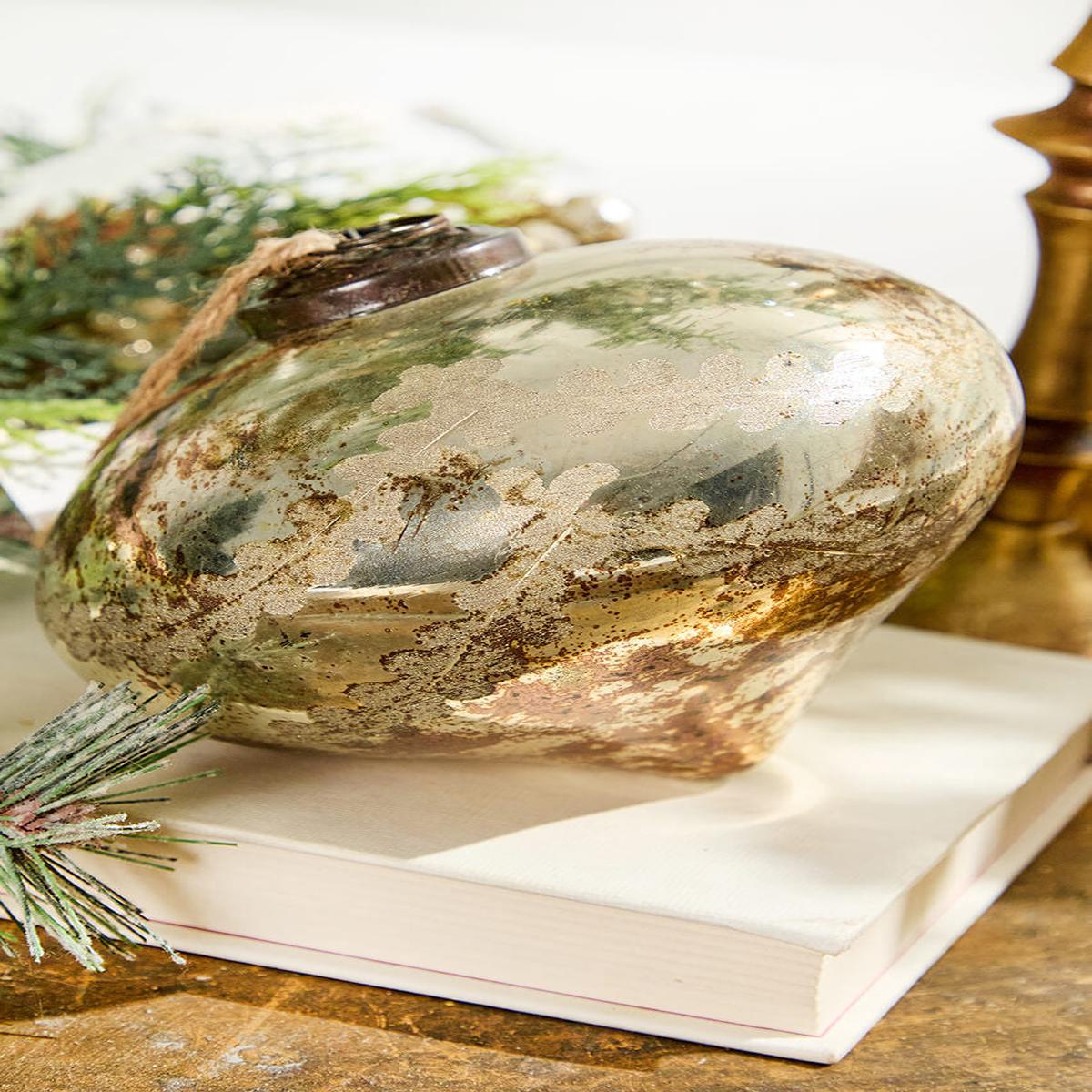 Notre Dame Glass Onion Ornament 5 Inch Cathedral Inspired Christmas Decor