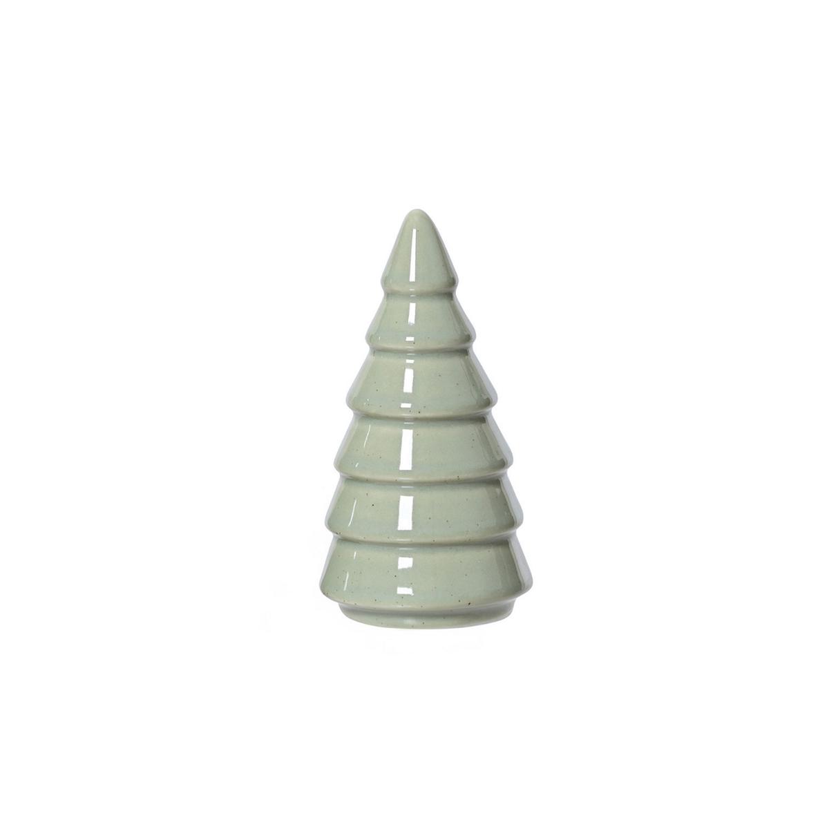 Pale Green 6 Teir Shaped Tree Christmas Decoration Sml