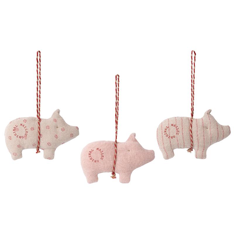 Pig Ornament in 3 Colours by Maileg