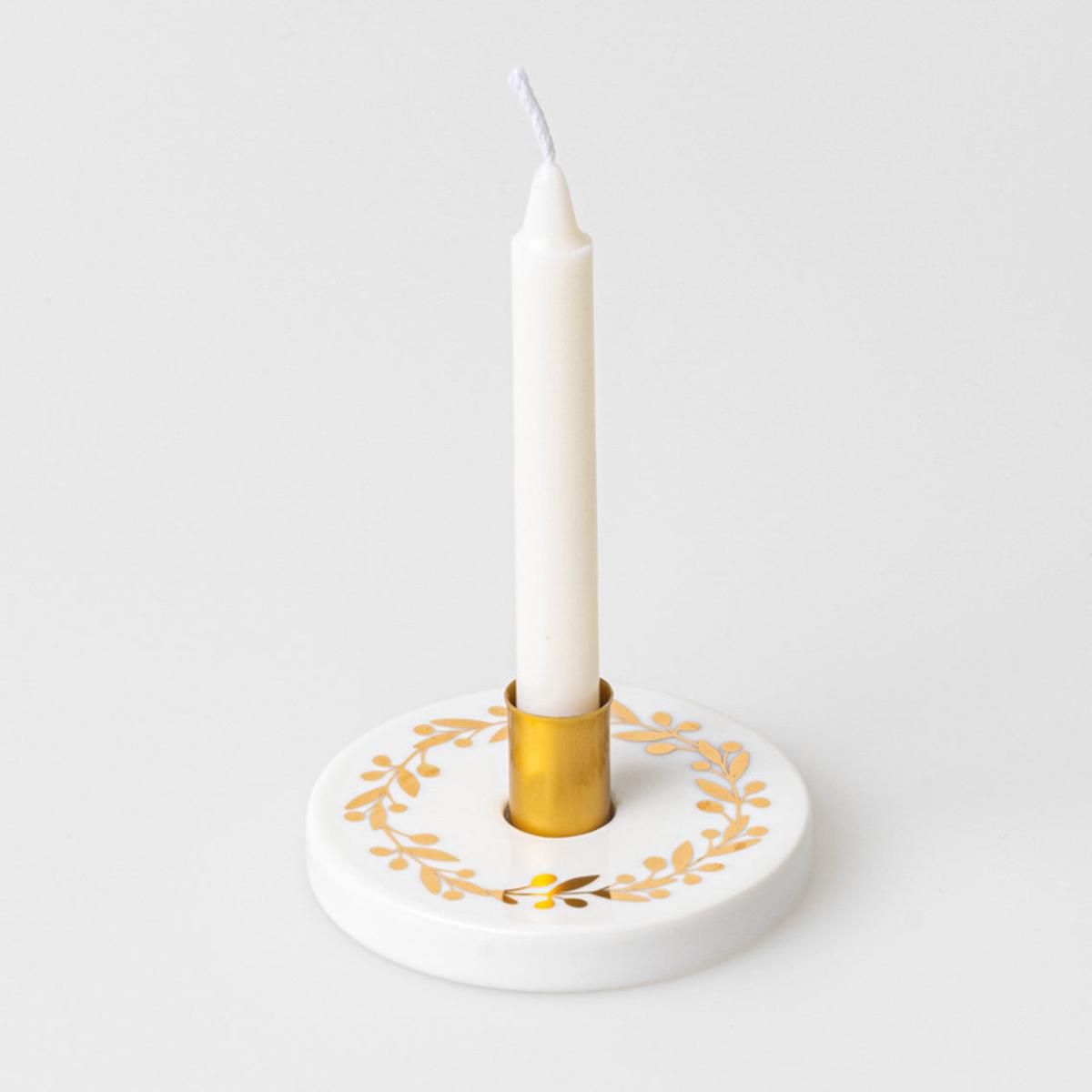 Rader Christmas Candle Holder - Winter Wreath