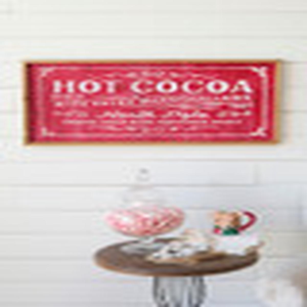 Wood Engraved Holiday Wall Sign 31.8Inch Rustic Decor Set