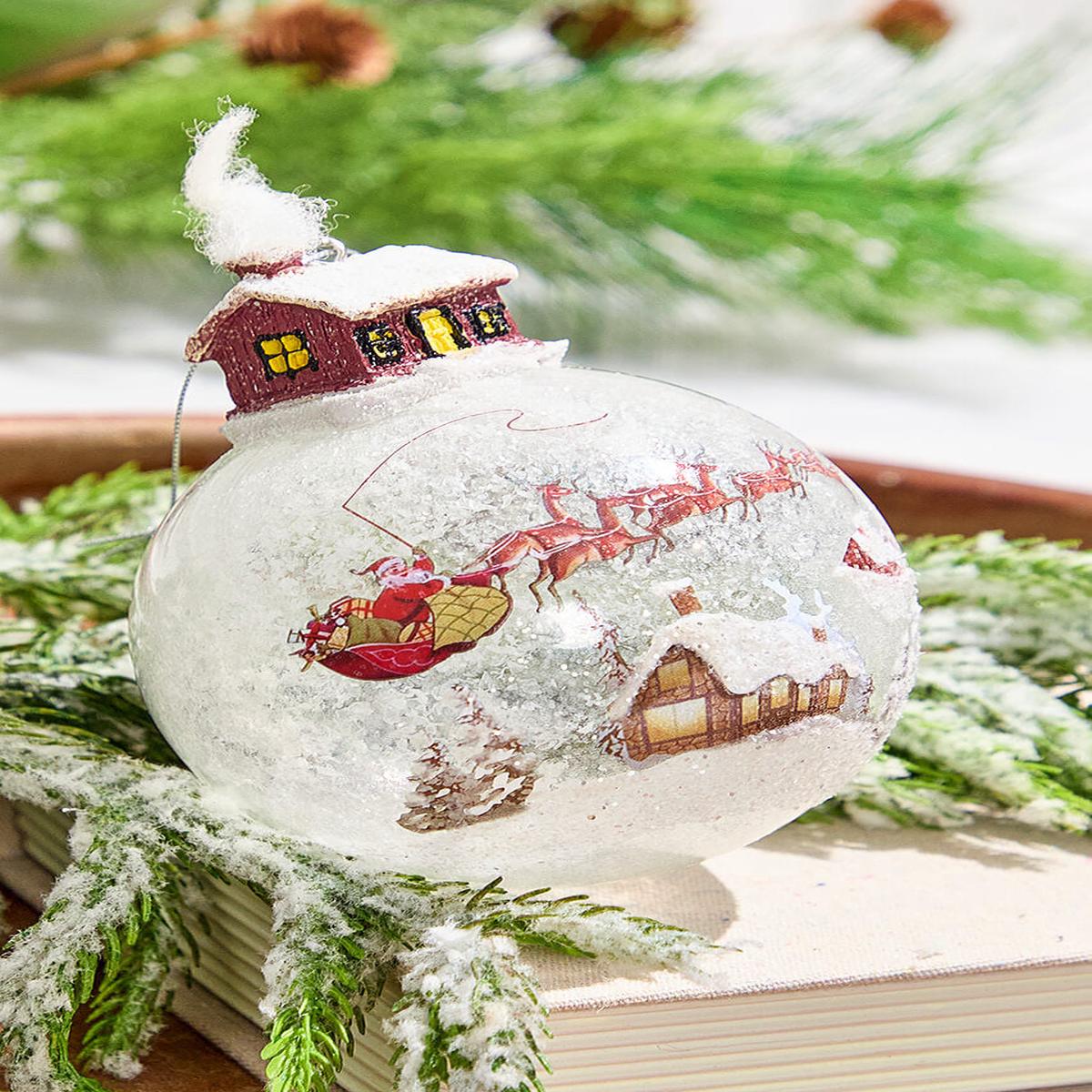 Wooden Cabin Ornament