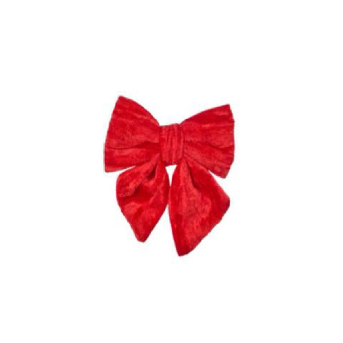 13cm Velvet Bow - Ruby