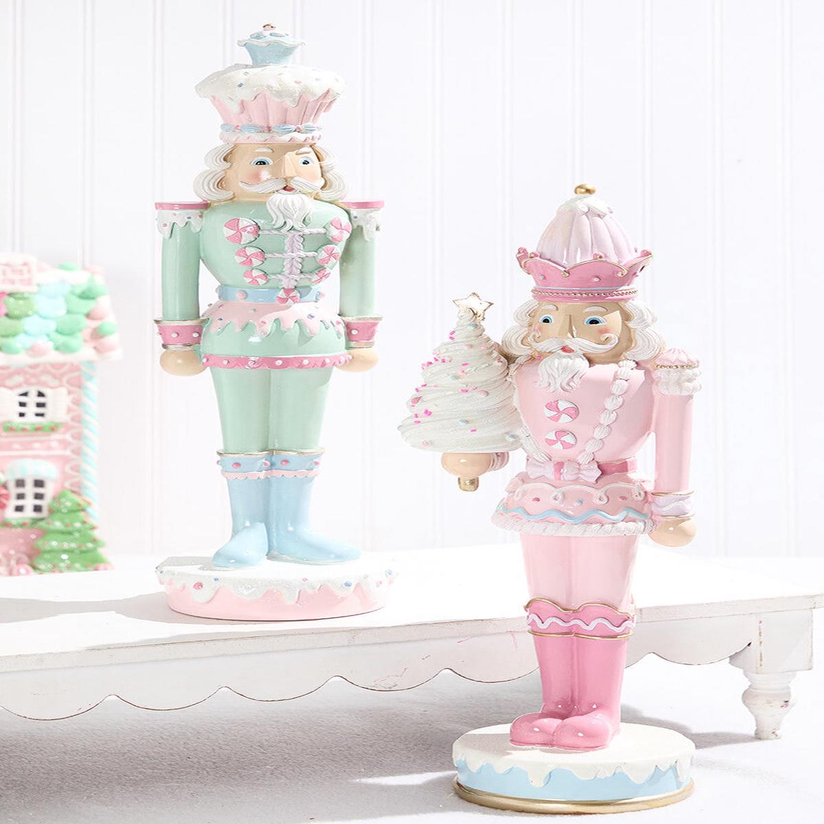 18 Inch Resin Dessert Toy Soldier  Mint Pink