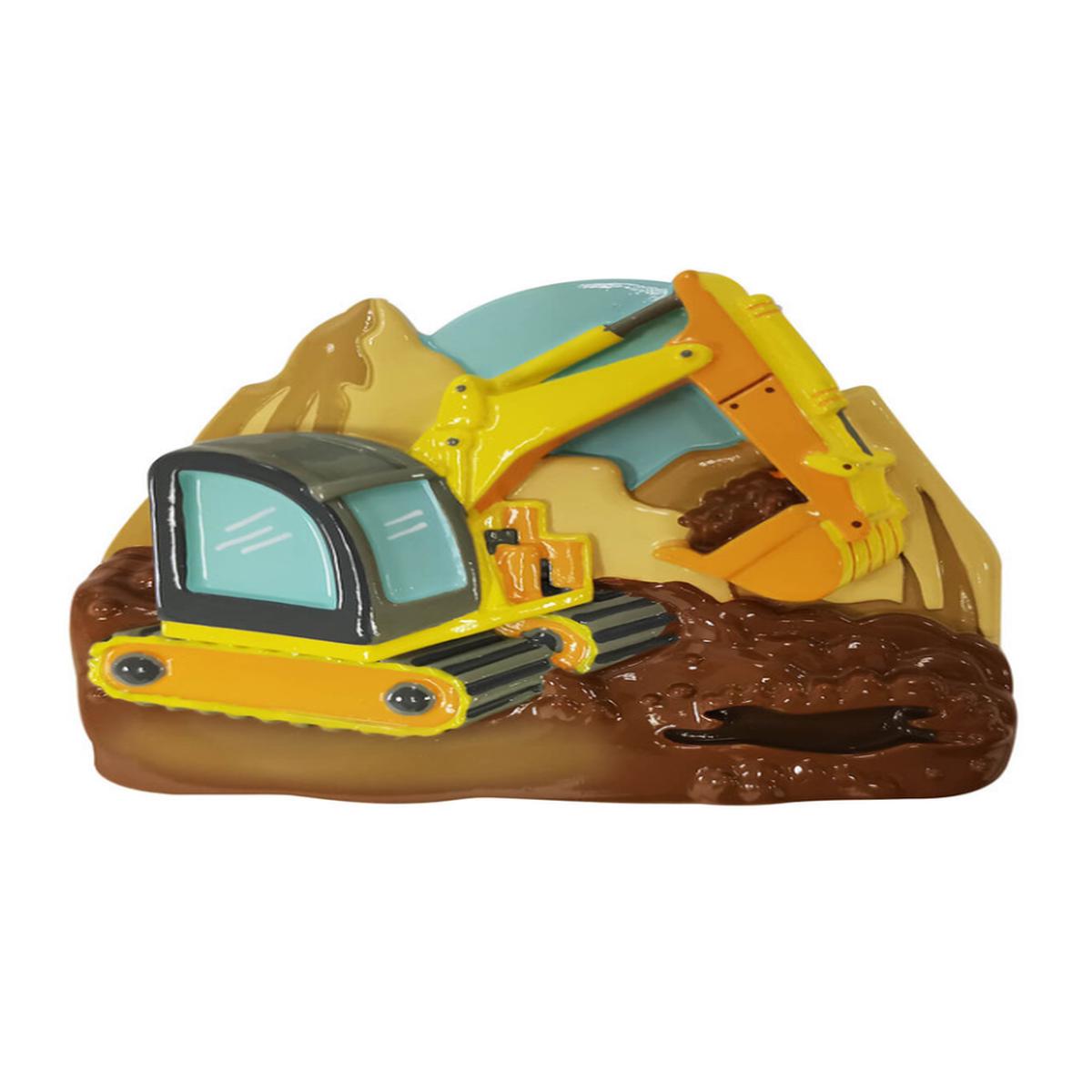 3 Inch Customizable Excavator Ornament  A Meaningful Keepsake for the Builder You Love