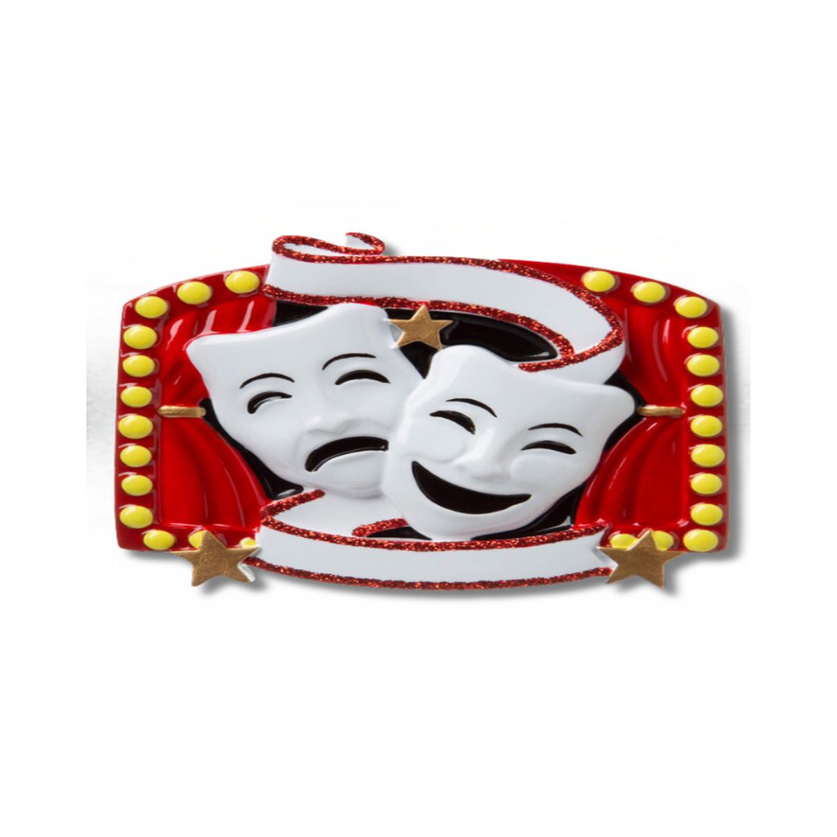 3 Inch Theater Customizable Ornament  A Timeless Keepsake for Stage Lovers