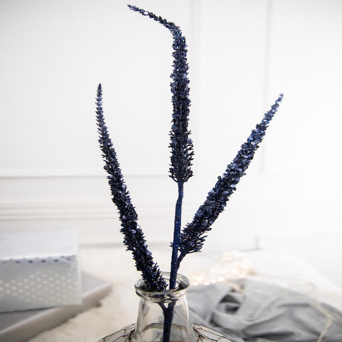 34 Inch Triple Glitter/Sequin Millet Spray