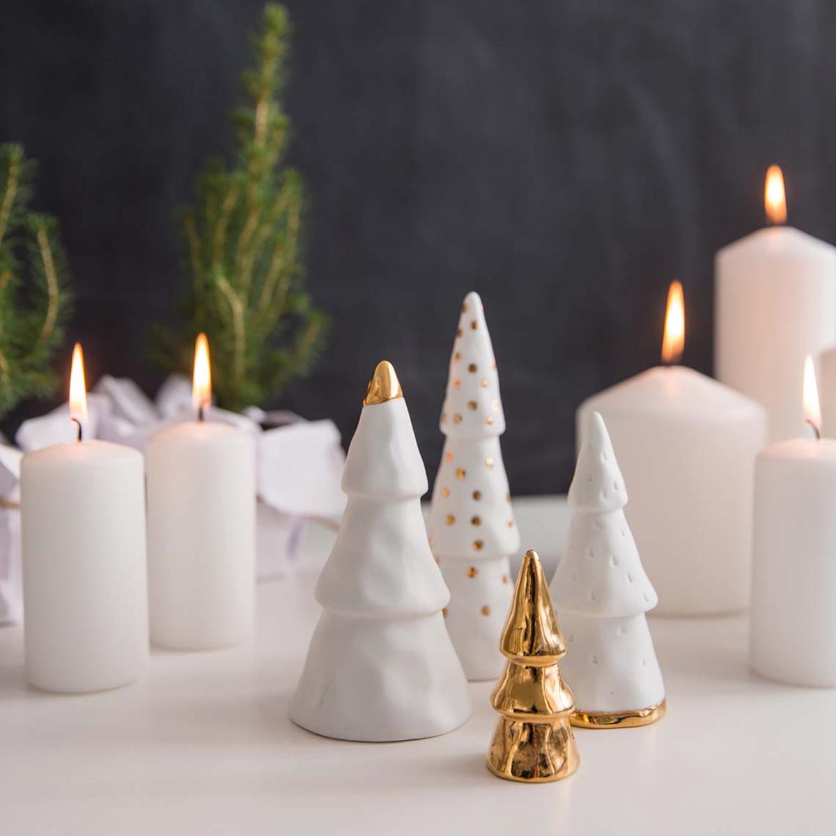Rader Christmas Decorations - Set of 4 Golden Forest