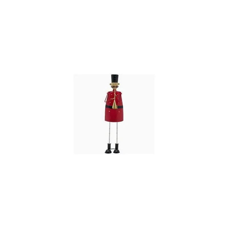 Red Metal Nutcracker 40cm | Trumpet