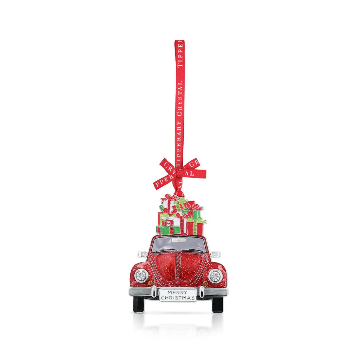 Tipperary Crystal Sparkle Driving Home For Christmas Decoration