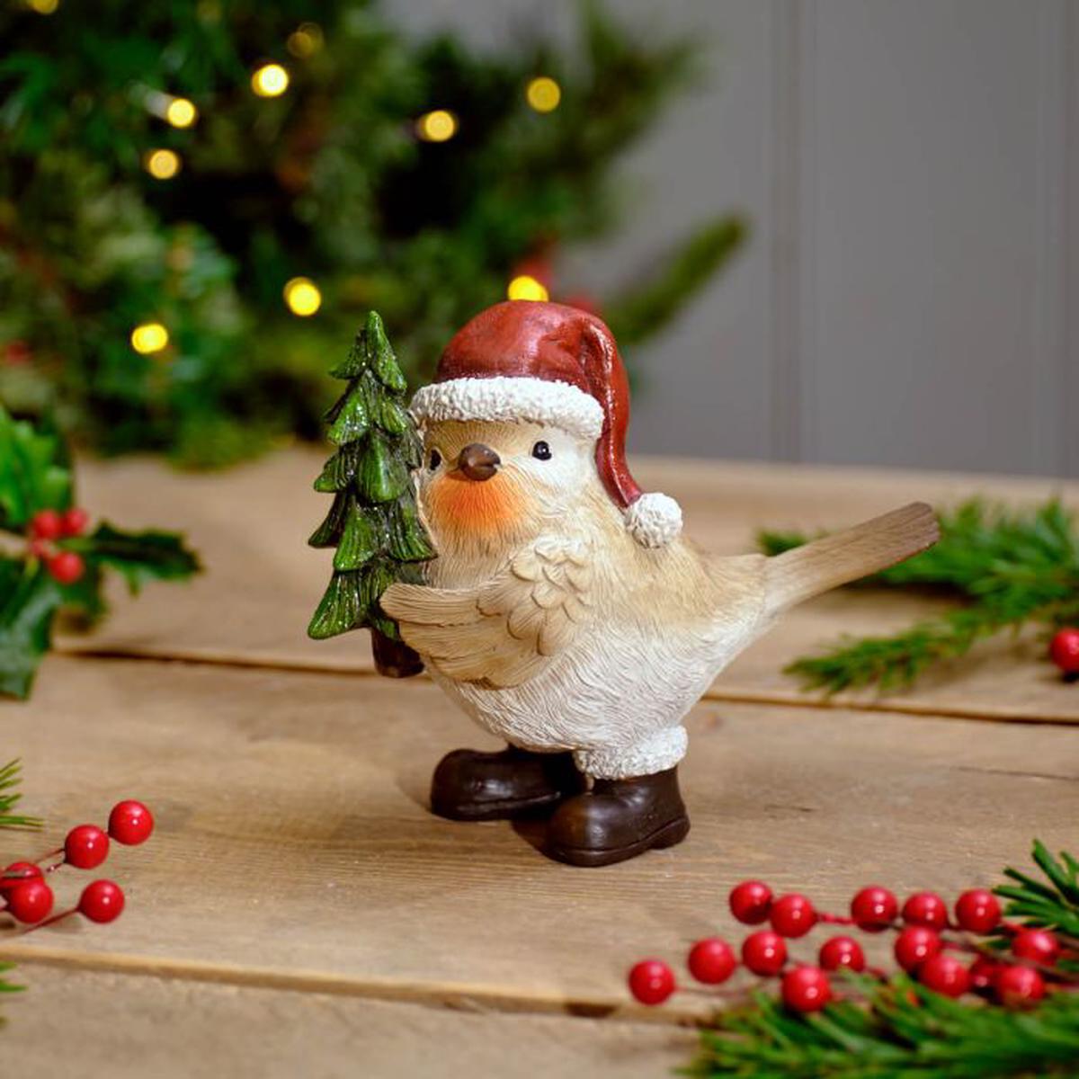 Robin Holding Tree