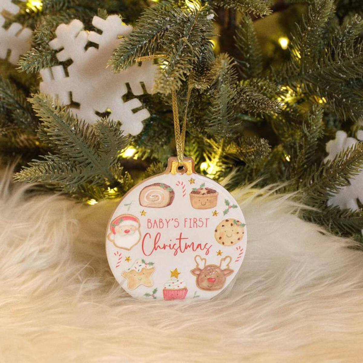 Santa's Baby 1st Christmas Decoration