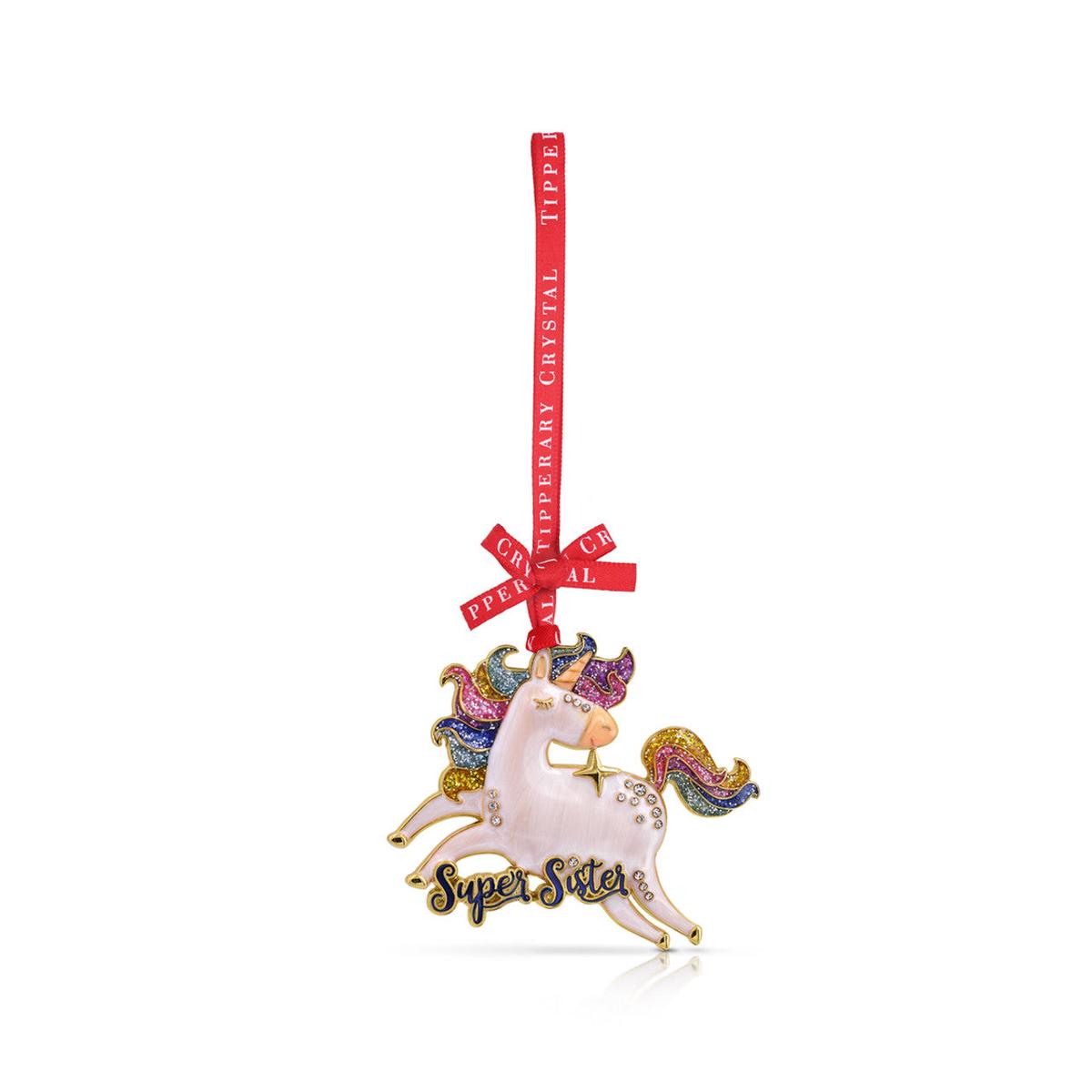 Tipperary Crystal Loved Ones Christmas Decoration Super Sister