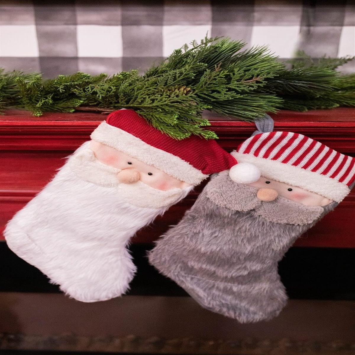 21 Inch Santa Claus Stocking Decorative Christmas Hanging Stocking
