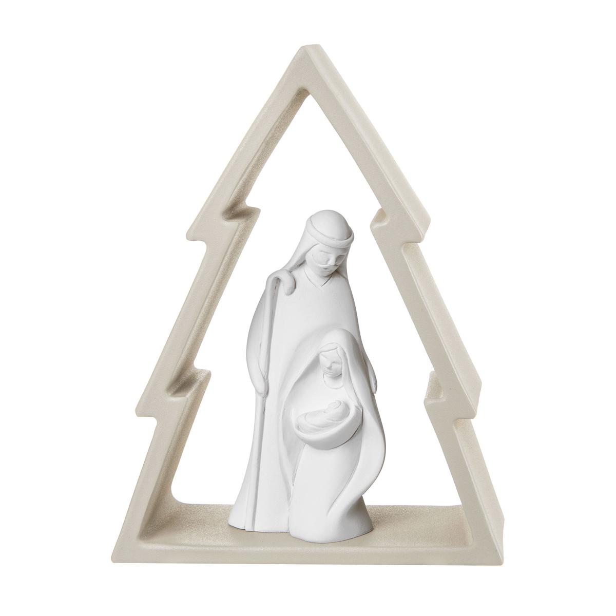 BONGELLI PREZIOSI Nativity Scene Nativity Christmas Tree 16cm Hazelnut