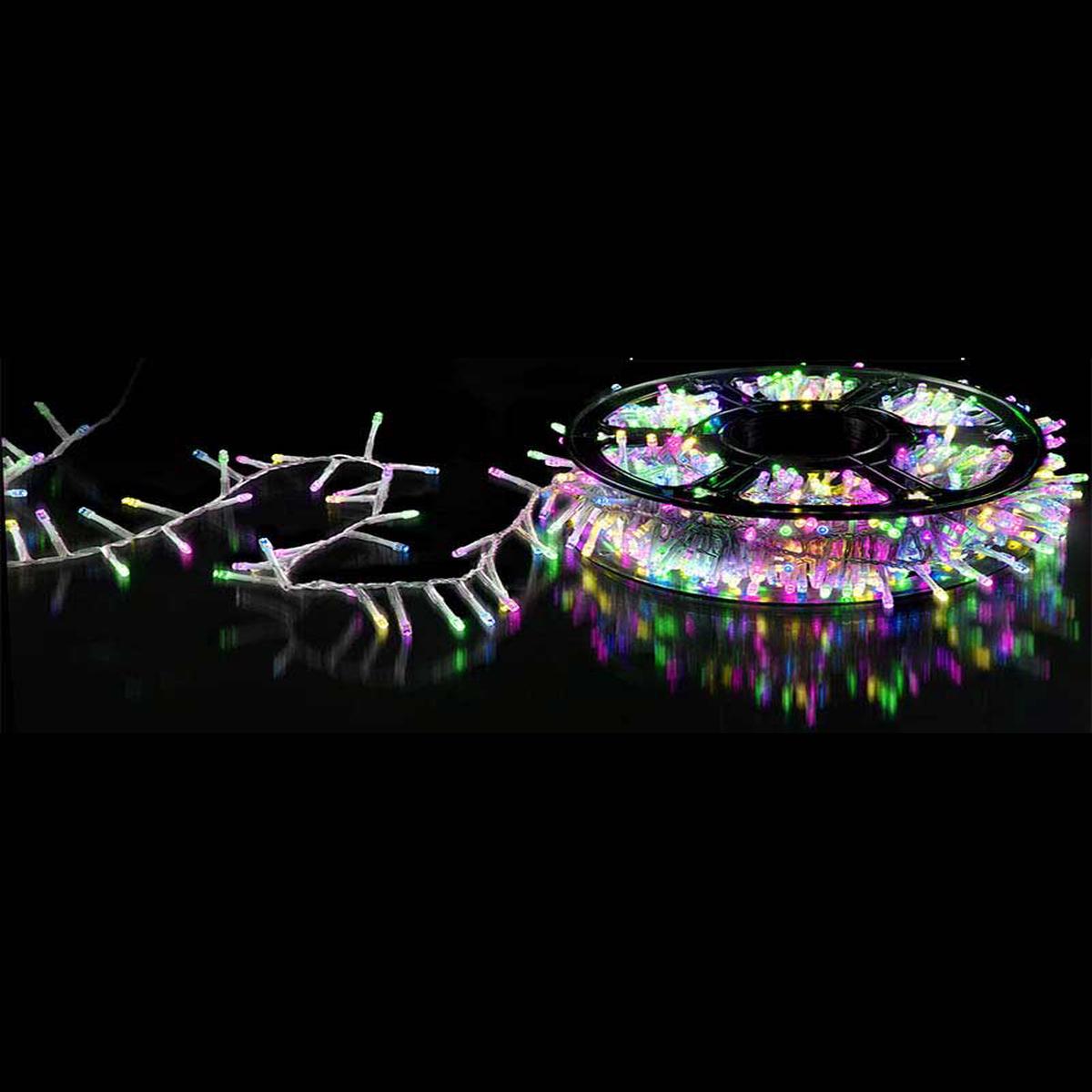 Carnival Coloured Flashing Lights 1000 Piece LED Lights On Reel