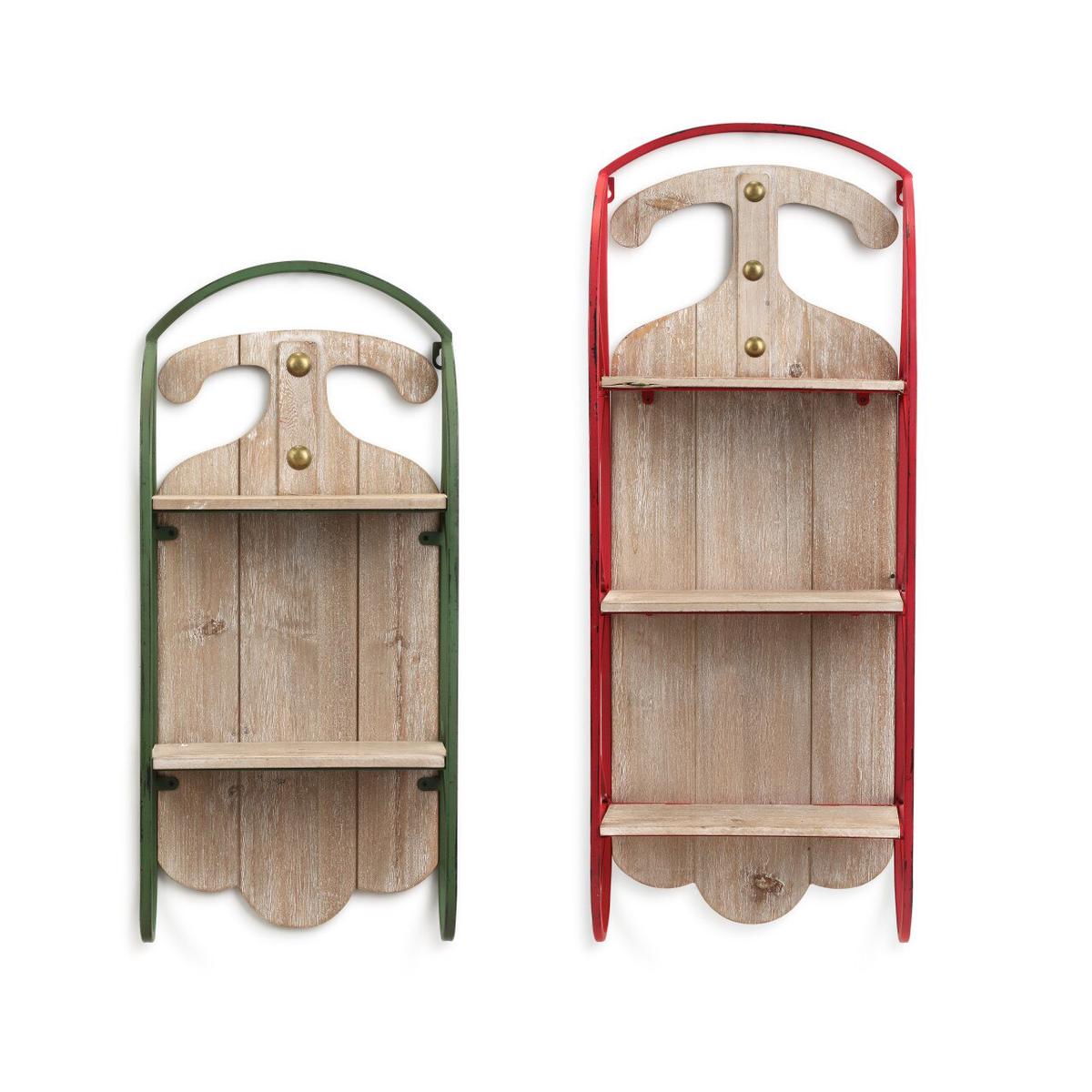 Demdaco 2020200613x RED And/Or GREEN SLED DECOR