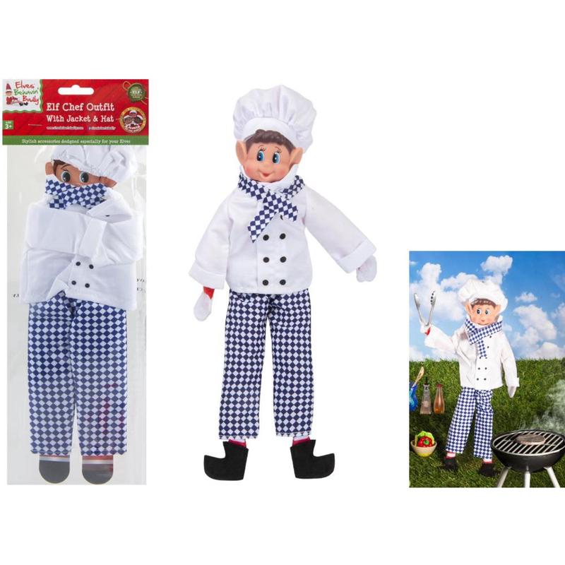 Elves Behavin Badley Elf Chef Outfit With Hat