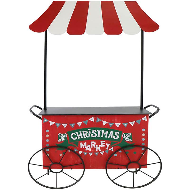 Floral Market Garden Stall Christmas Decoration 2.3m