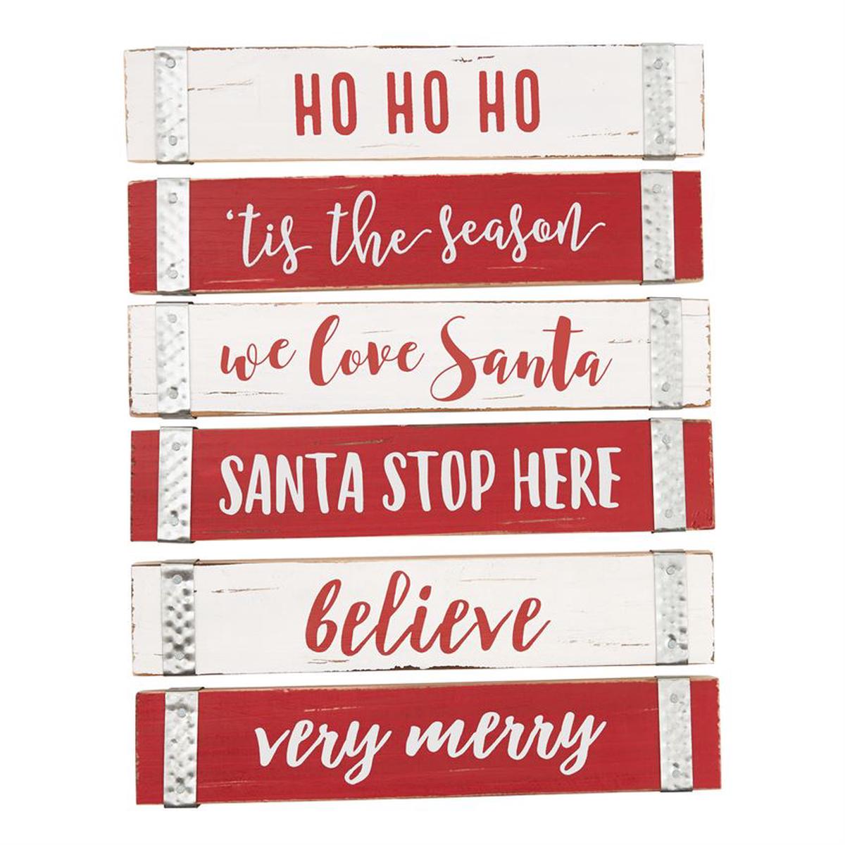Mud Pie MP 4349002x Holiday Sentiment Stick