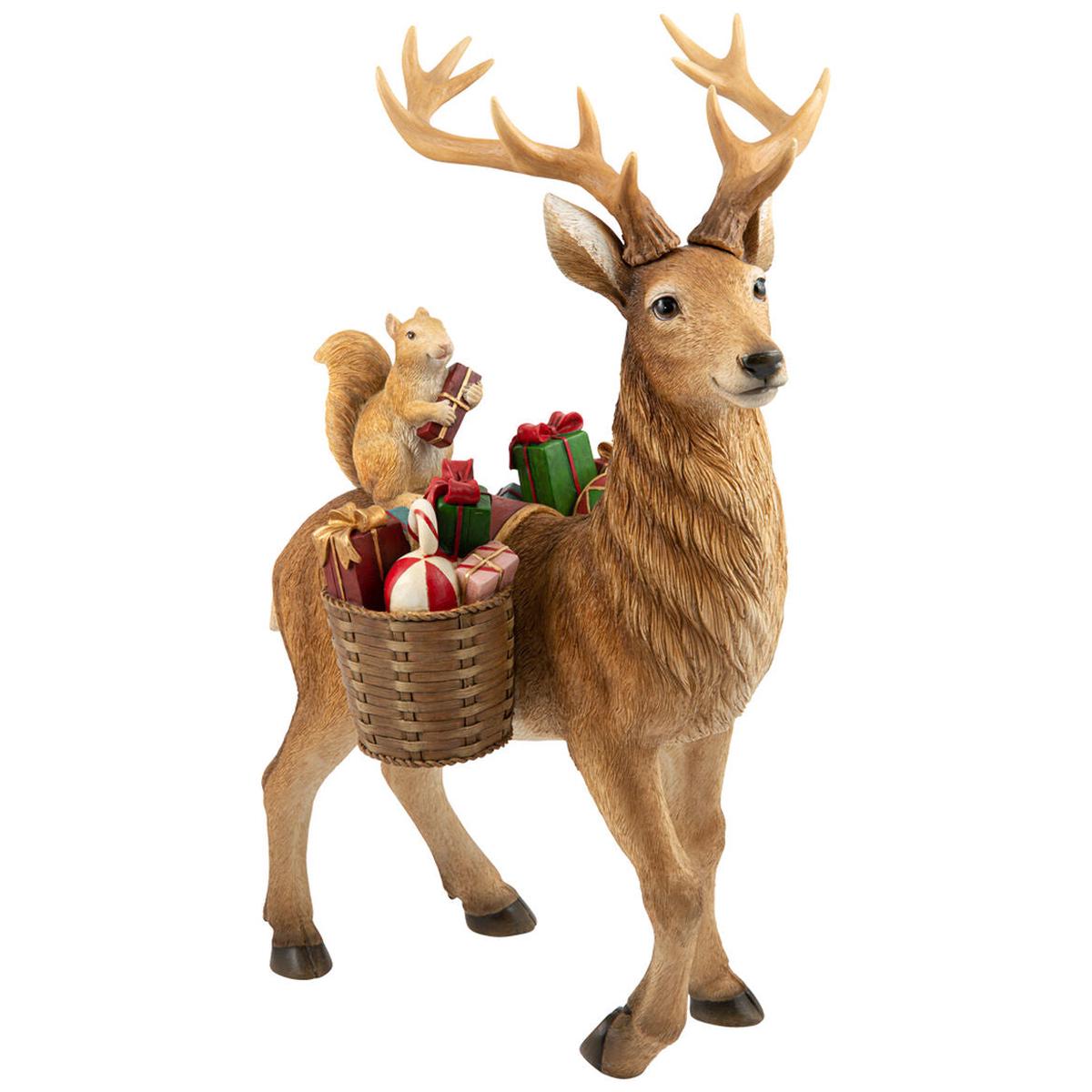 VILLEROY & BOCH Winter Collage Accessoires Deer Gifts 21cm Christmas Decoration