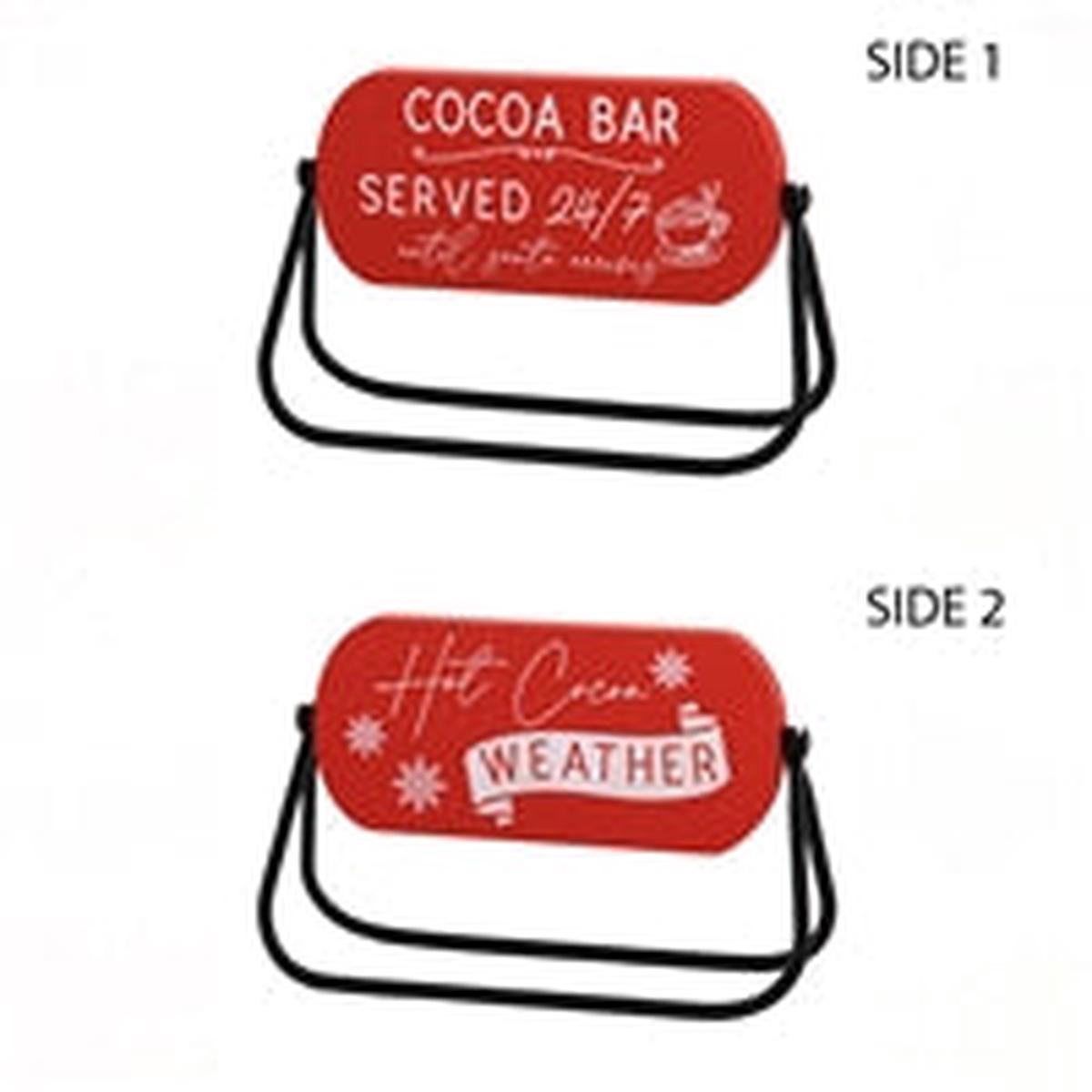 Wing Tai Trading WTT WXF43027 HOT CHOCOLATE MINI FLIP SIGN ON STAND