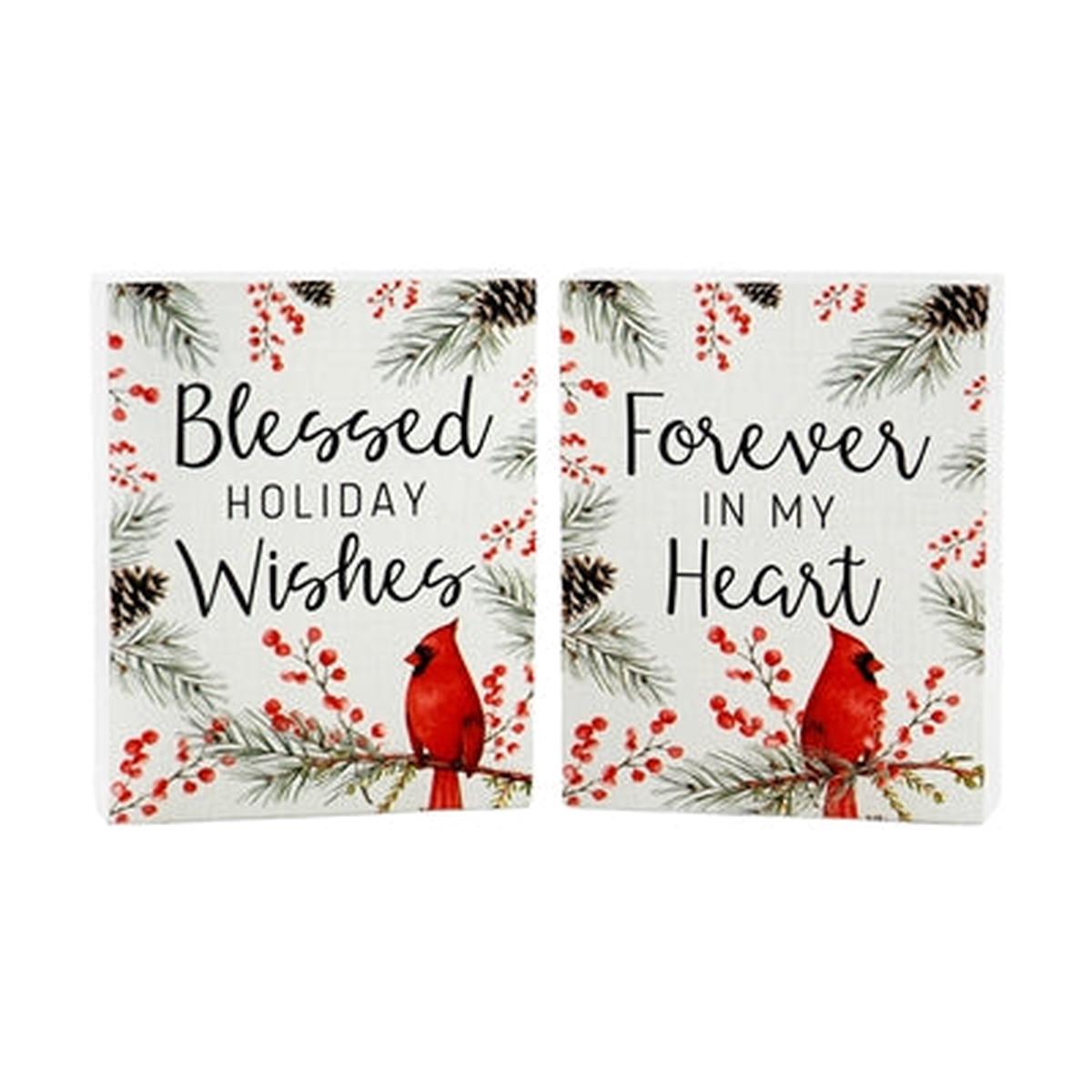 Wing Tai Trading WTT WXF43034 Forever and Blessed Cardinal Block - 2 Styles