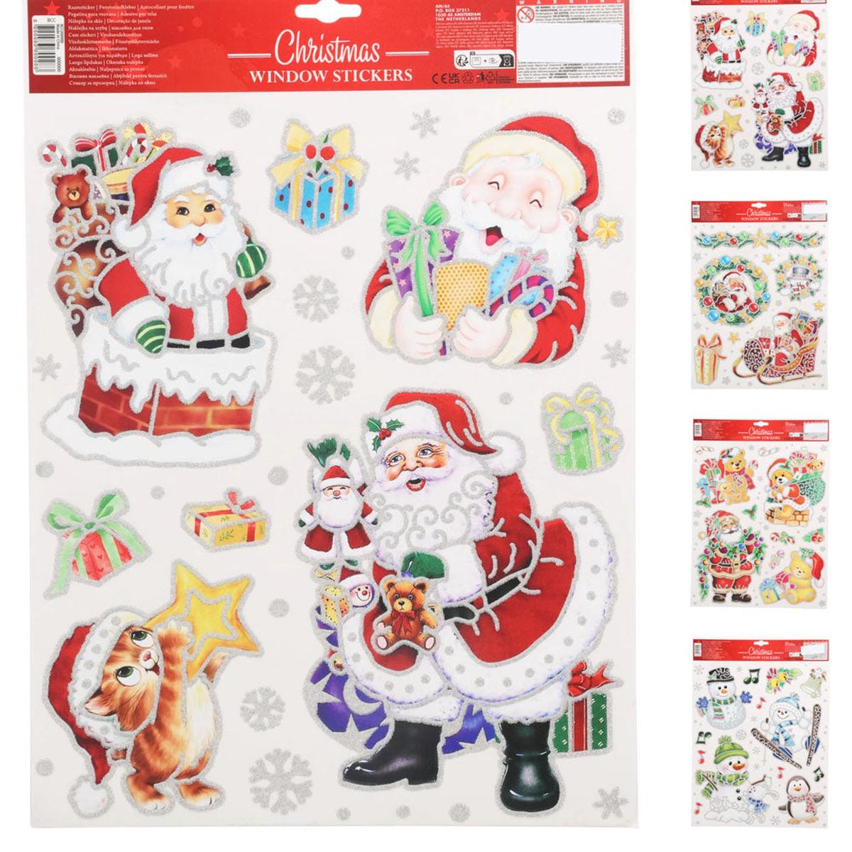 XMAS Window Sticker Decorations - BCC711100