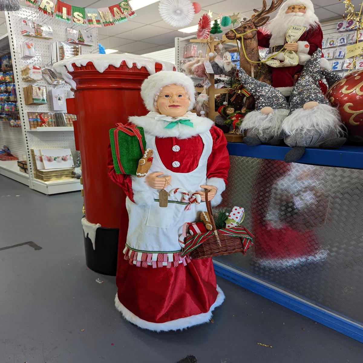Mrs Claus with Presents