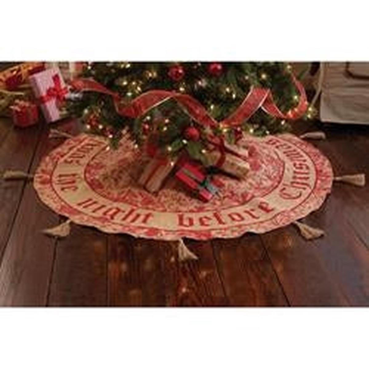 Mud Pie MP 4264234 Holly Berry Tree Skirt