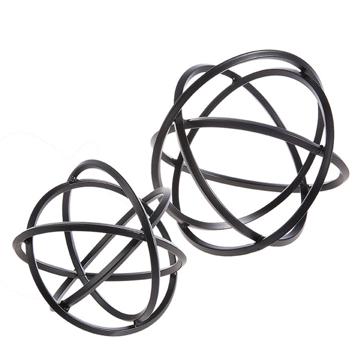 Raz Imports RZ 4357235 8.25 BLACK ORBS