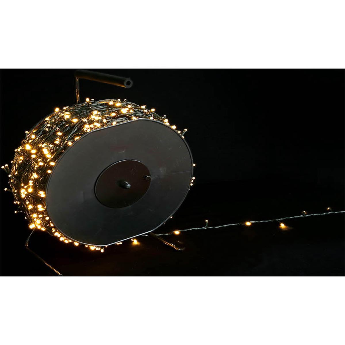 Warm White 2000 Piece LED Lights 200m On Reel