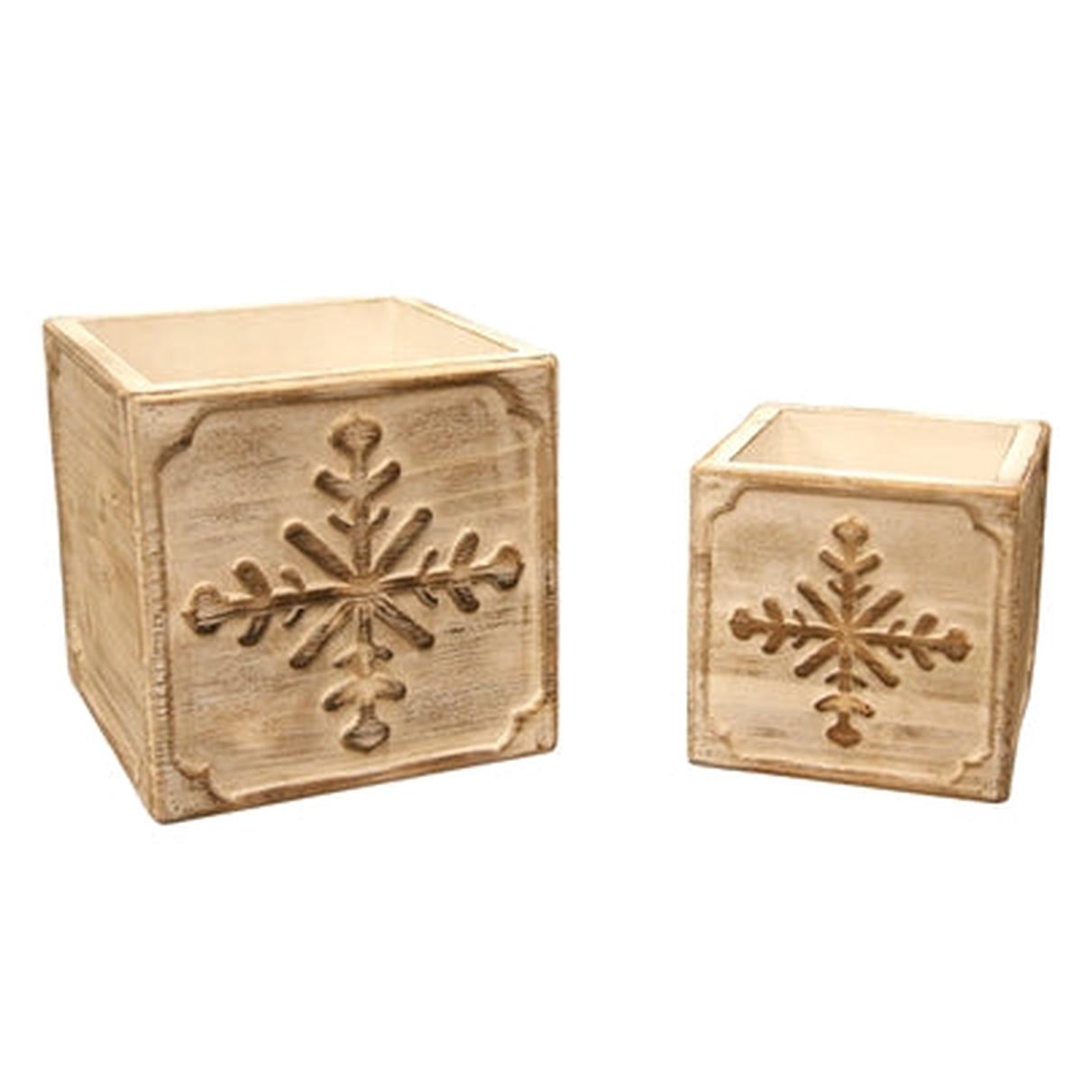 Wing Tai Trading WTT WXF39638x Snowflake Boxes - 2 Sizes