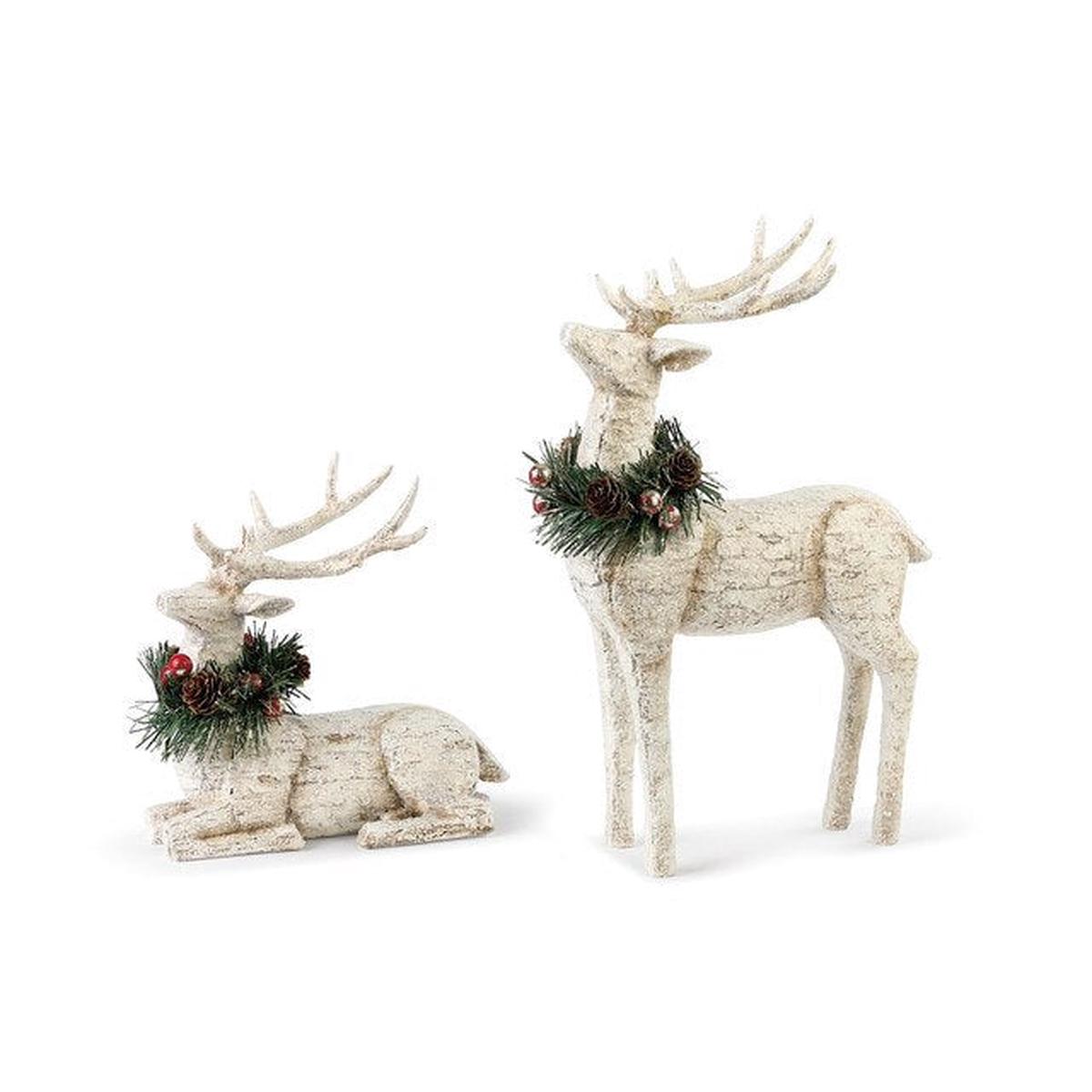 Demdaco 2020190345x Birch Bark Deer Figures