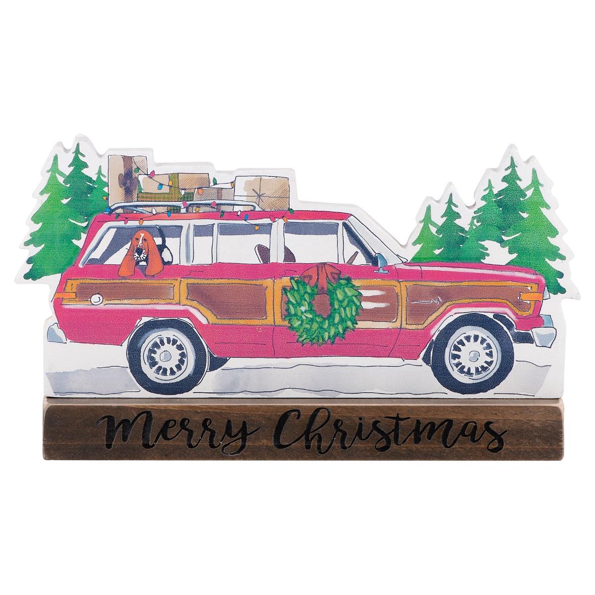 Glory Haus GH 36111901 Christmas Wagoneer Stand