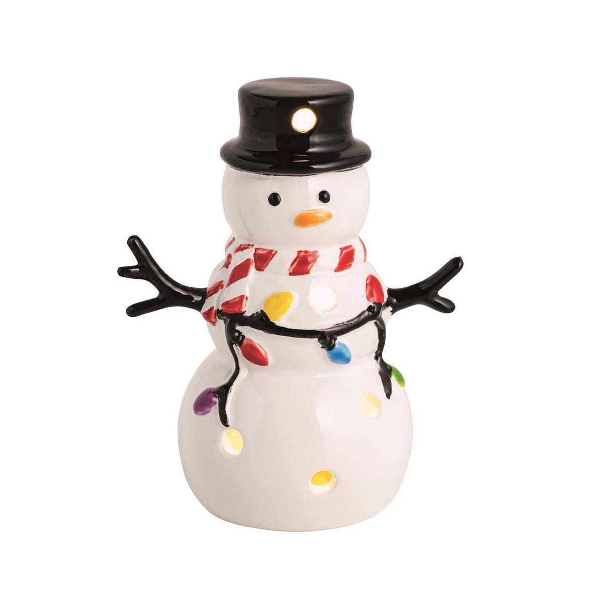 Mud Pie MP 40030507 Snowman Light-Up Sitter