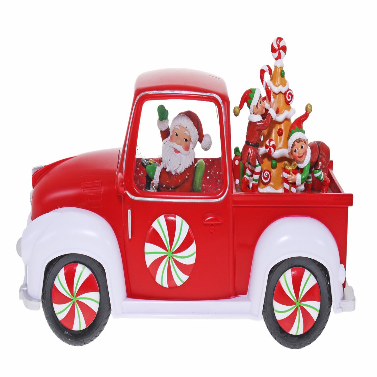 Santa Candy Ute with Elves