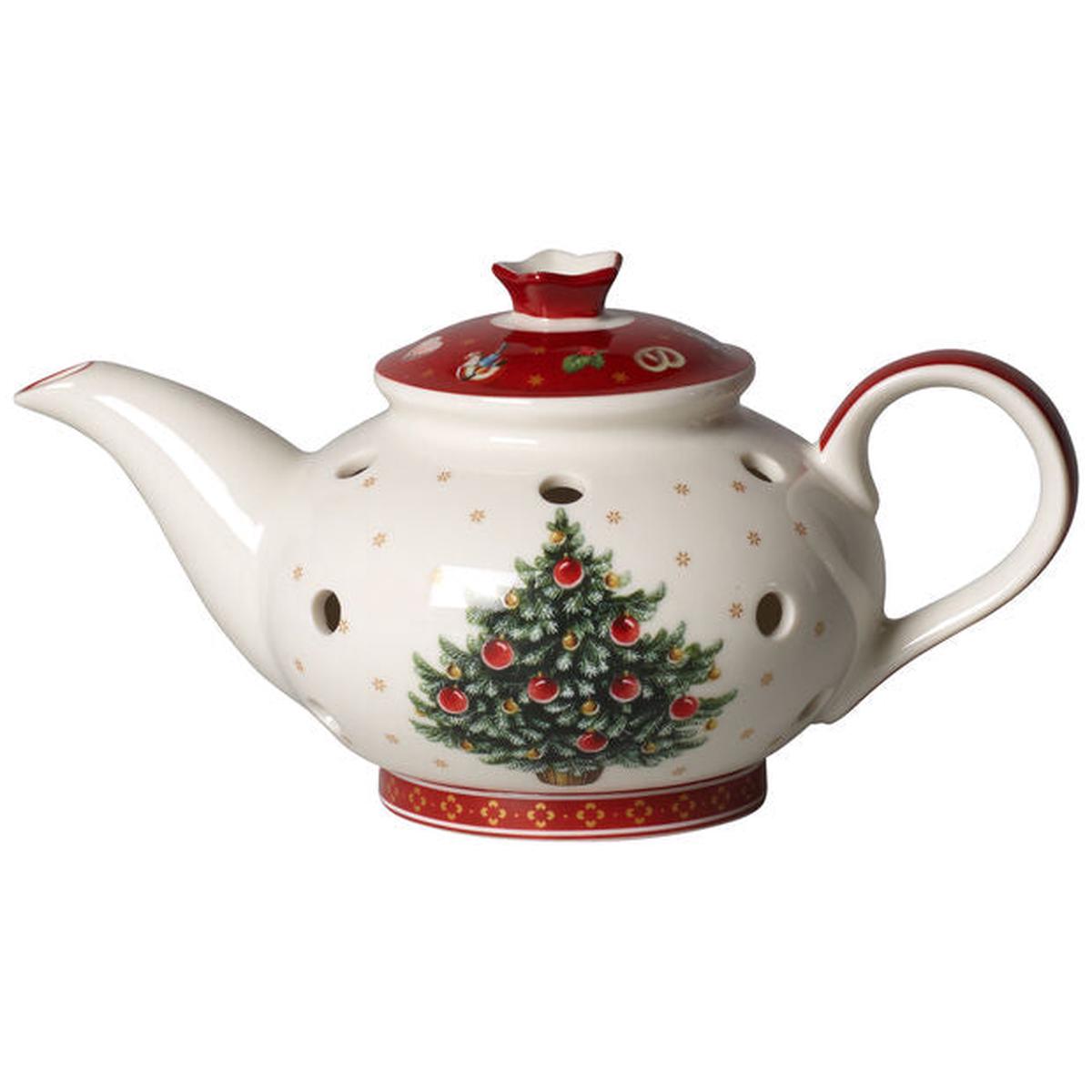 VILLEROY & BOCH - Toy's Delight Decoration Coffee Pot Candle Holder Christmas Decoration