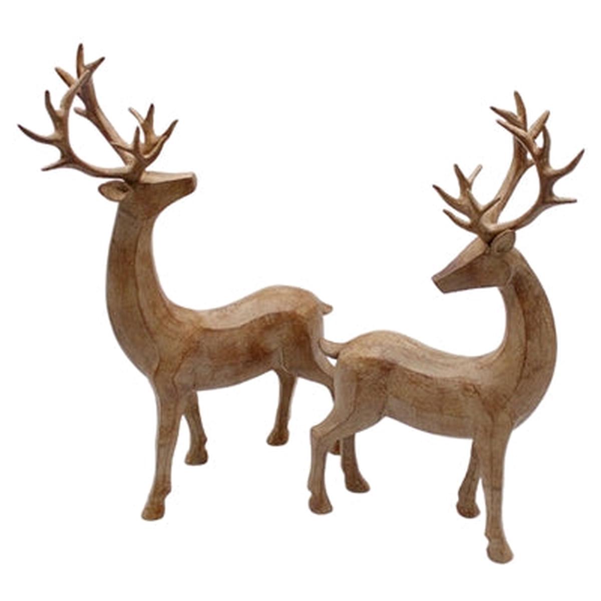 Wing Tai Trading WTT RXF39143xx Tan Resin Deer - 2 Sizes