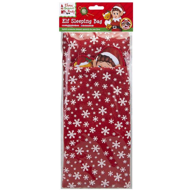 Elves Behavin' Badley Elf Sleeping Bag With Stuffed Pillow
