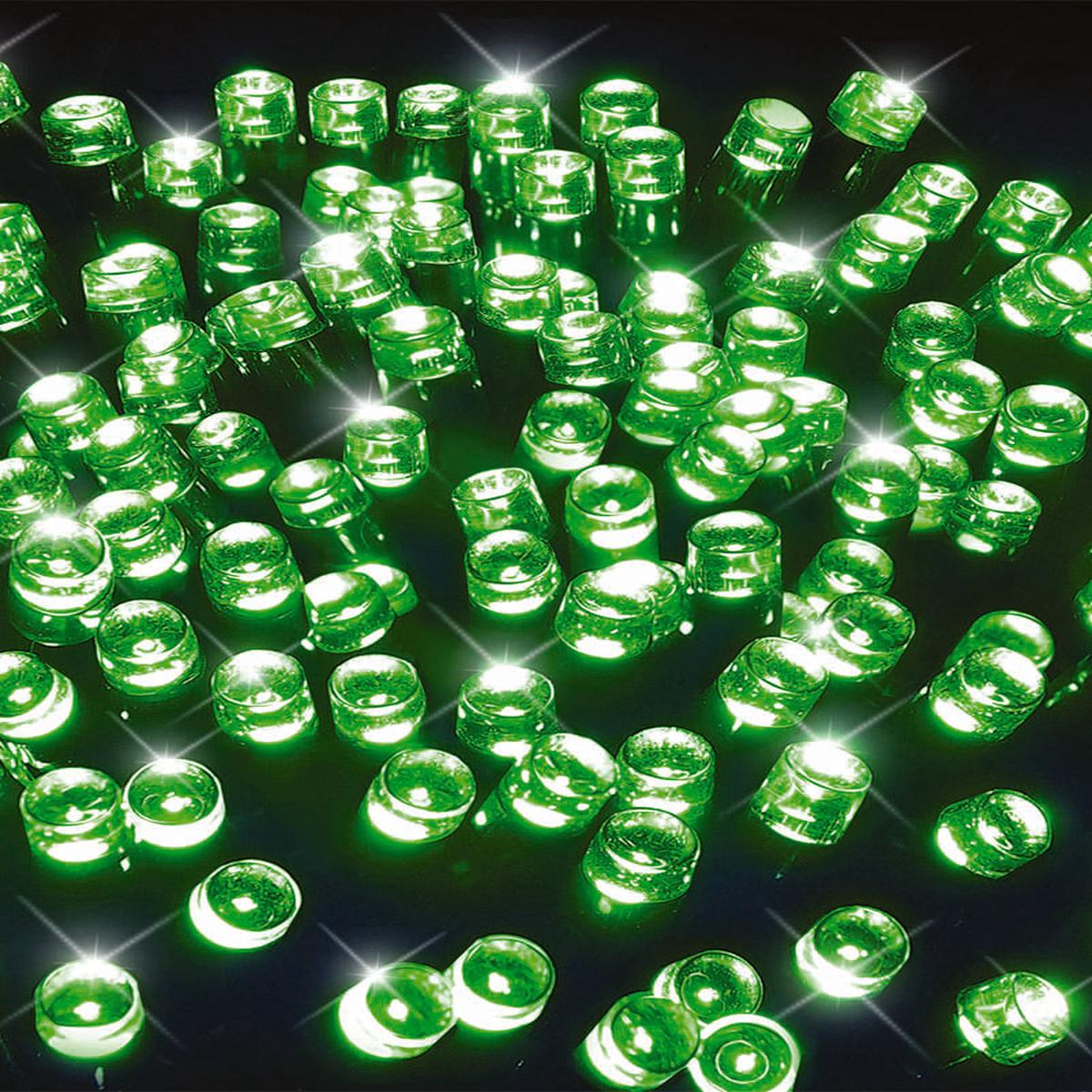 Flashing Mean Green 400 Piece LED Fairy Lights