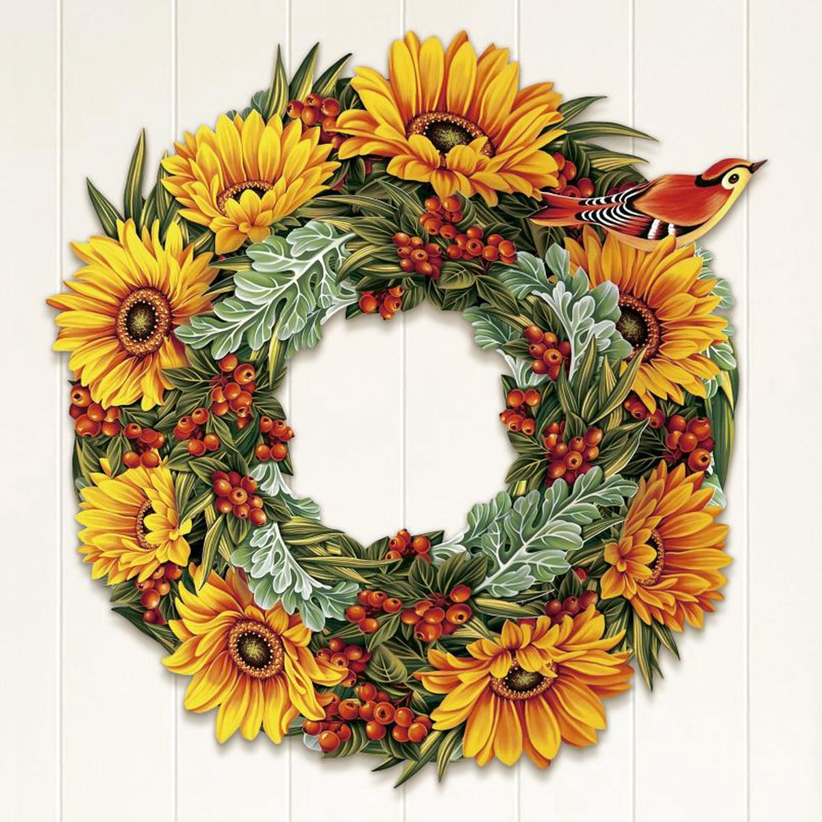 Freshcut Paper FP 7210 Paper Pop Out Harvest Wreath