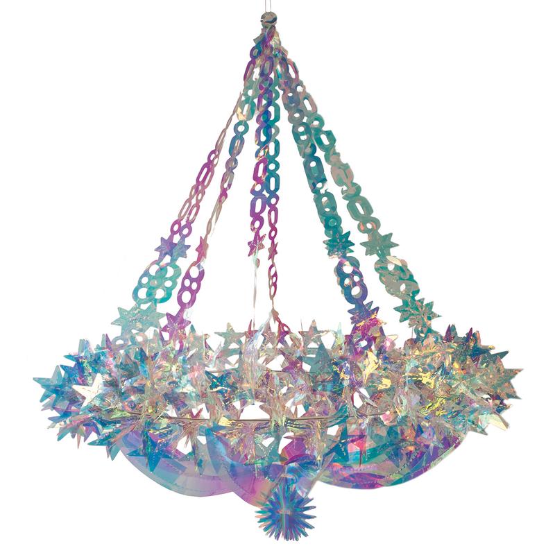 Holographic - Holographic star chandelier