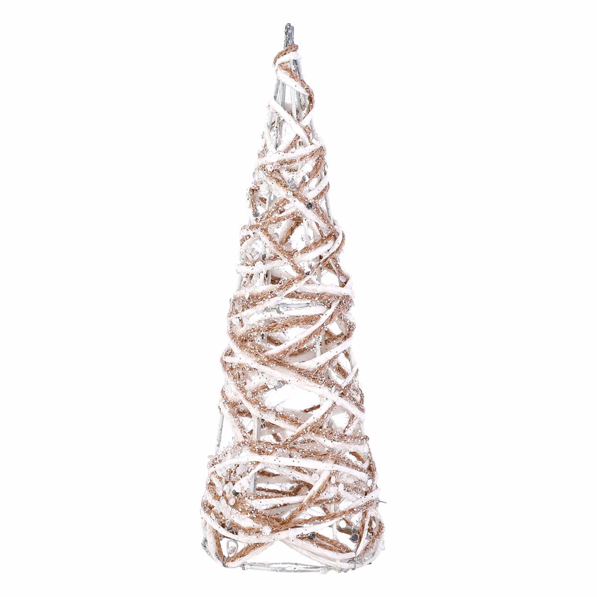 Metal Twine Christmas Tree 20x6cm