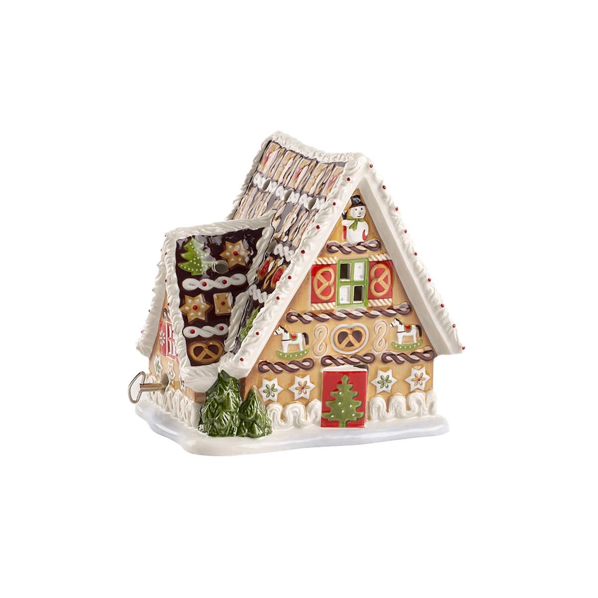 VILLEROY & BOCH Christmas Toys Gingerbread House Music Box Christmas Decoration