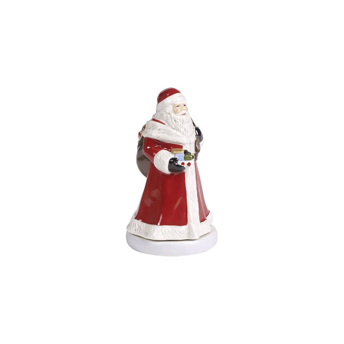 VILLEROY & BOCH Nostalgic Melody Rotating Santa Claus 15cm Christmas Decoration