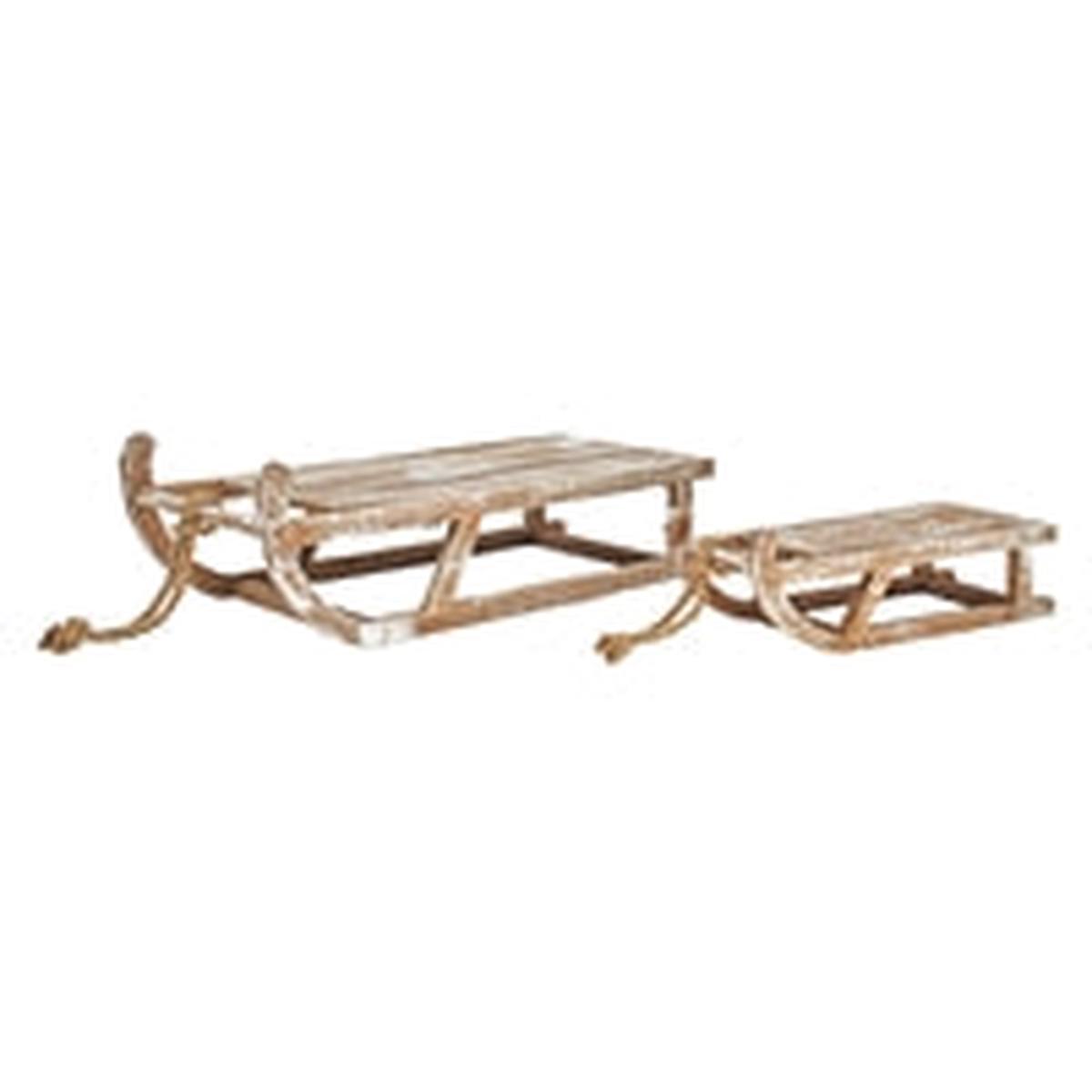 Wing Tai Trading WTT WXF43770-2S  SIMPLE RUSTIC SLEDS