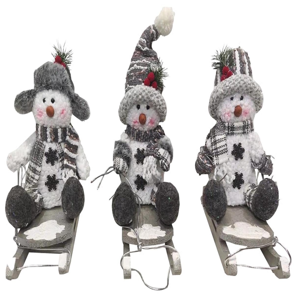 49703 TOY PLUSH SNOWMAN 10IN