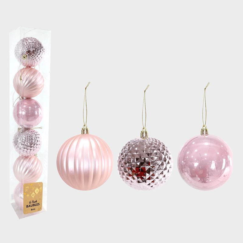 6pk Soft Light Pink 80mm