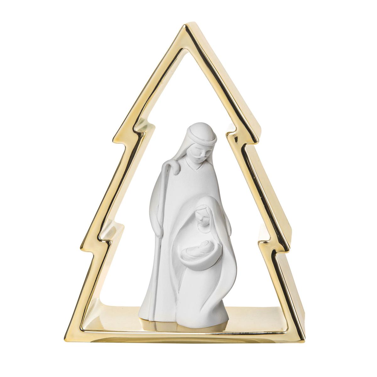 BONGELLI PREZIOSI Nativity Scene Nativity Christmas Tree 16cm Gold